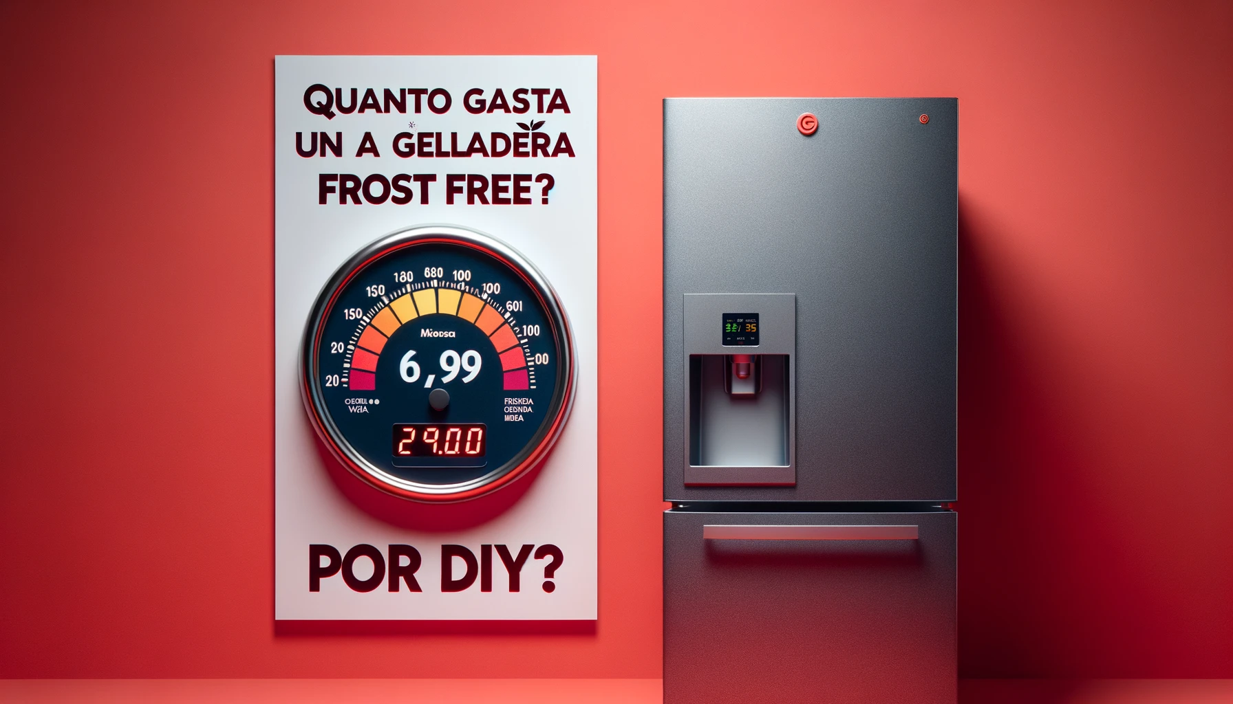 Quanto gasta uma geladeira frost free por dia